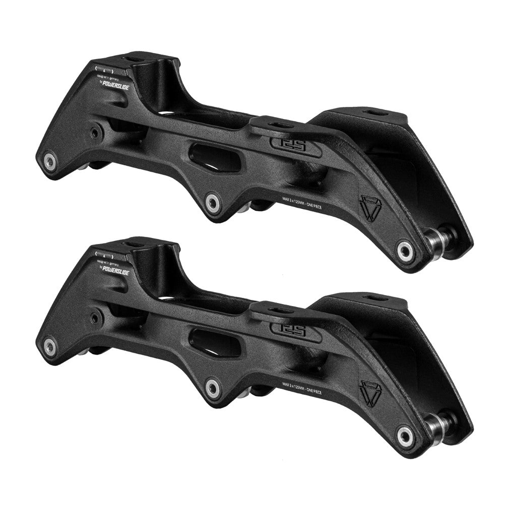 Powerslide Trinity Elite Casted 255mm 125 Inline Skate Frames - Lucky Skates 