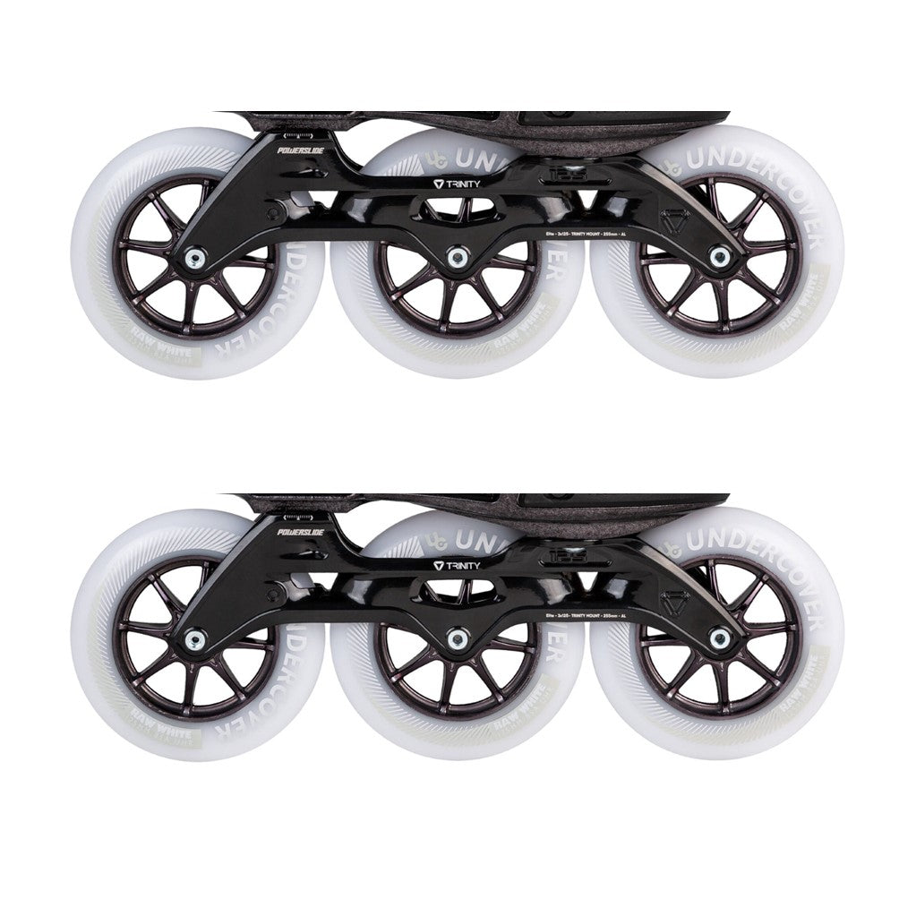 Powerslide Trinity Elite Casted 255mm 125 Inline Skate Frames - Lucky Skates 
