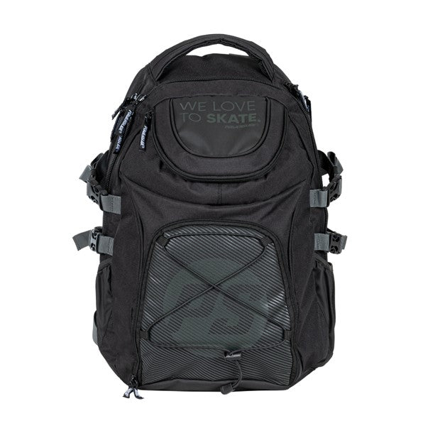 Powerslide We Love To Skate Black Skate Backpack - Lucky Skates