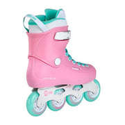 Powerslide Zoom Cotton Candy 80 Urban Inline Skates Pink Aqua - Lucky Skates
