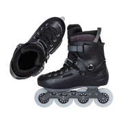 Powerslide Zoom Pro Black Grey 80 Urban Inline Skates - Lucky Skates 