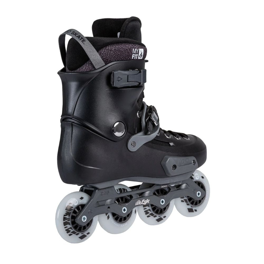 Powerslide Zoom Pro Black Grey 80 Urban Inline Skates - Lucky Skates 