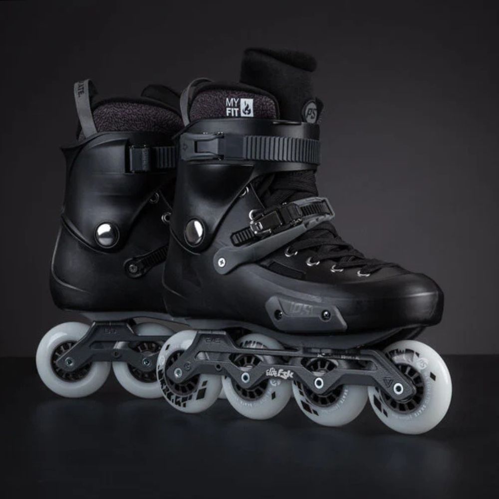 Powerslide Zoom Pro Black Grey 80 Urban Inline Skates - Lucky Skates 