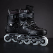 Powerslide Zoom Pro Black Grey 80 Urban Inline Skates - Lucky Skates 