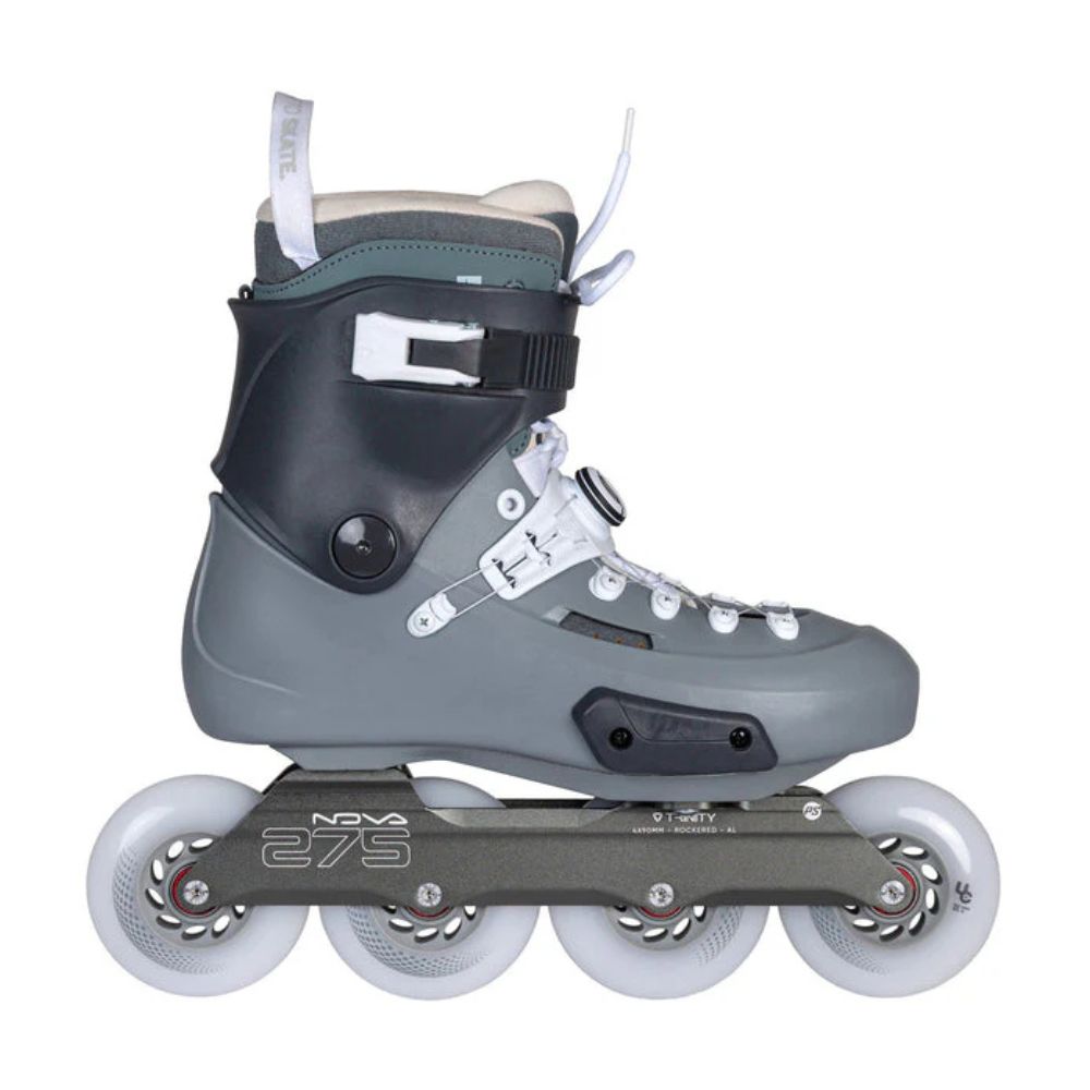 Powerslide Zoom Pro 90mm Grey Urban Inline Skates Nova 275 Inline Frame - Lucky Skates  