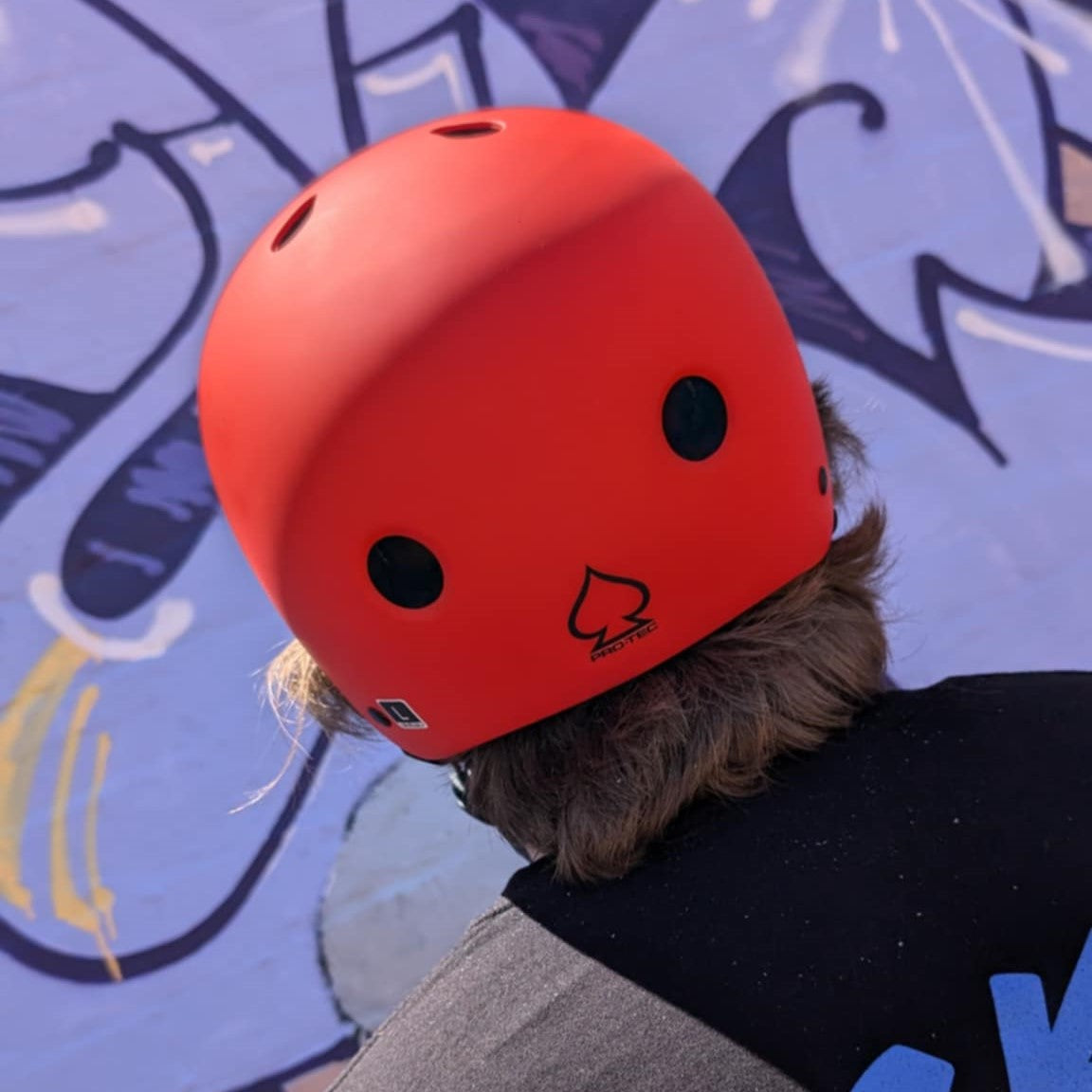 Pro-tec Classic Skate Helmet Bright Red Matte - Certified - Lucky Skates