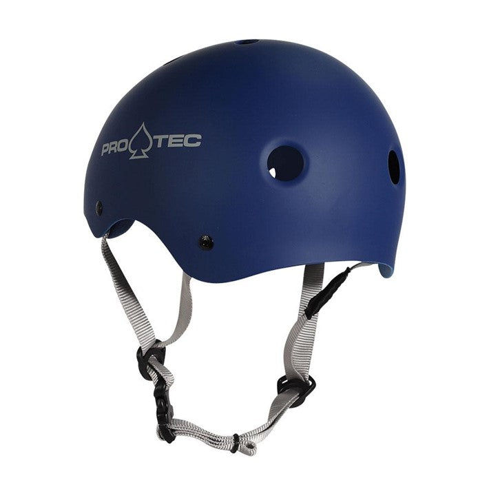 Pro-tec Classic Skate Helmet Navy Matte - Certified - Lucky Skates