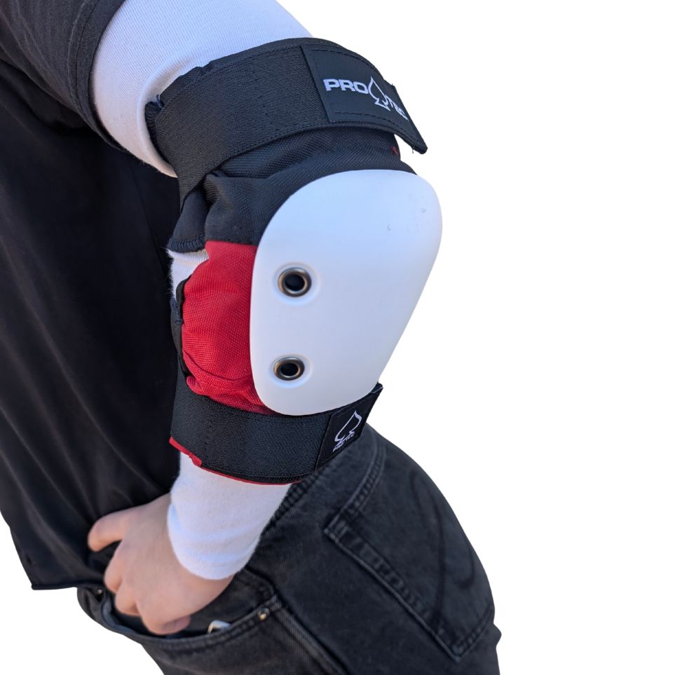 Pro-Tec Street Skate Elbow Pads Red Black - Lucky Skates