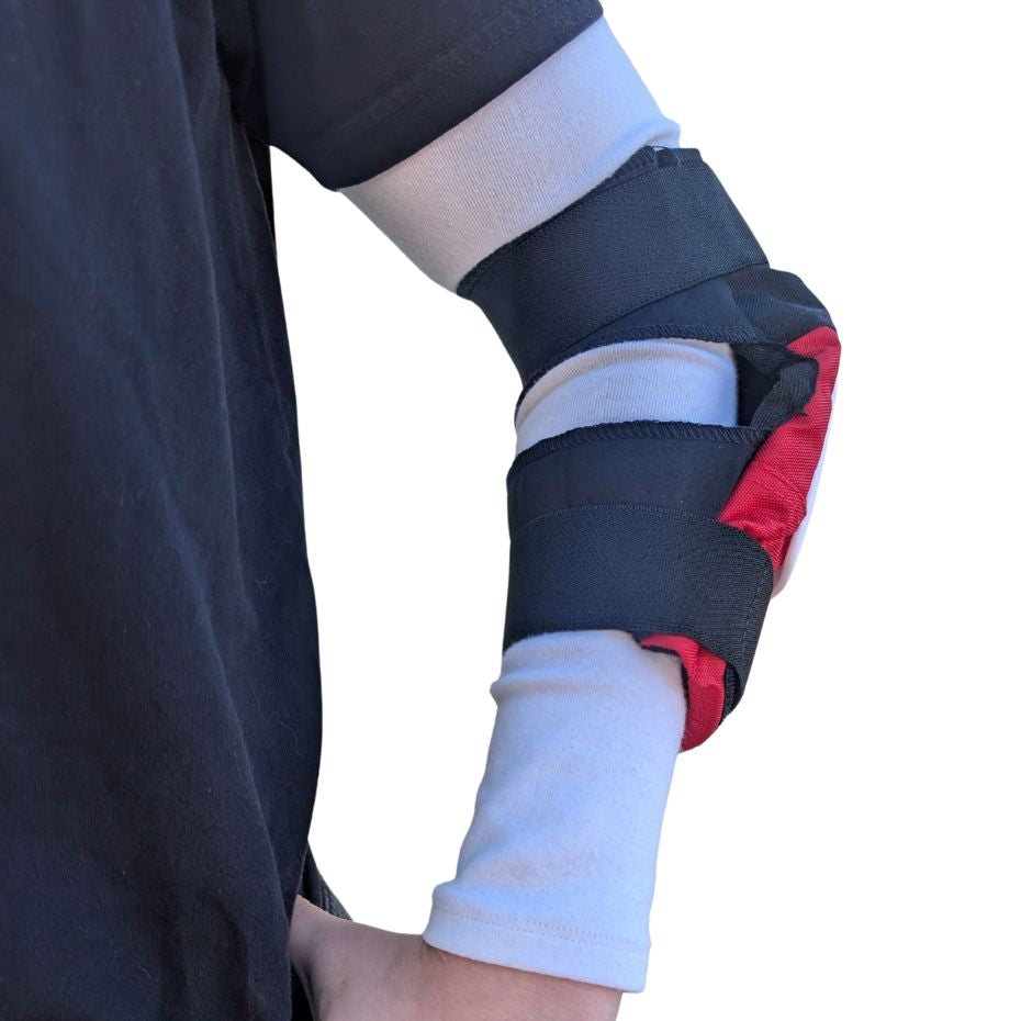 Pro-Tec Street Skate Elbow Pads Red Black - Lucky Skates