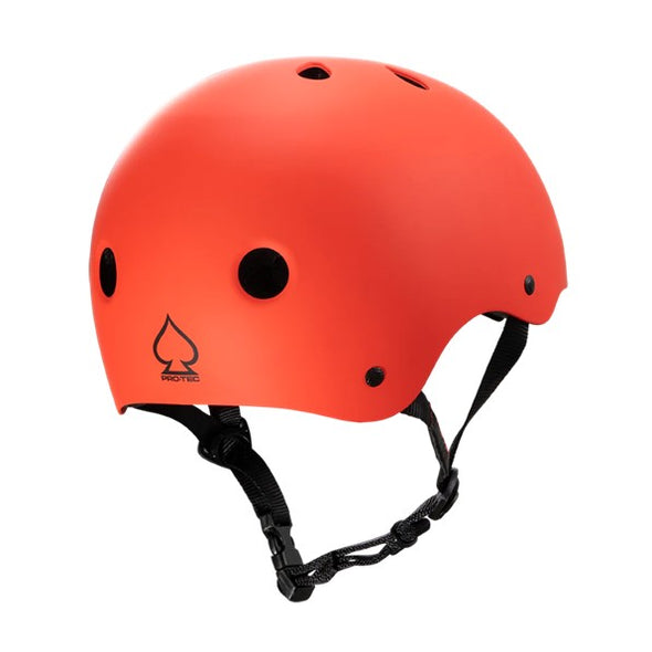 Pro-tec Classic Certified Bright Red Matte Helmet