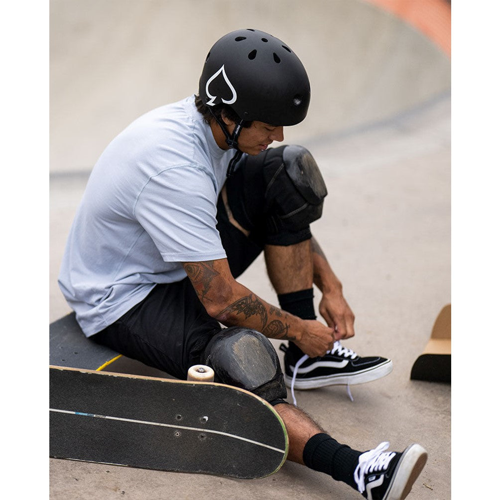 Pro-Tec Low Pro Skate Helmet Matte Black - Certified