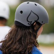 Pro-tec Low Pro Skate Helmet Matte Gray - Certified - Lucky Skates 