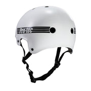Pro-tec Old School Classic Skate Helmet Gloss White - Certified - Lucky Skates