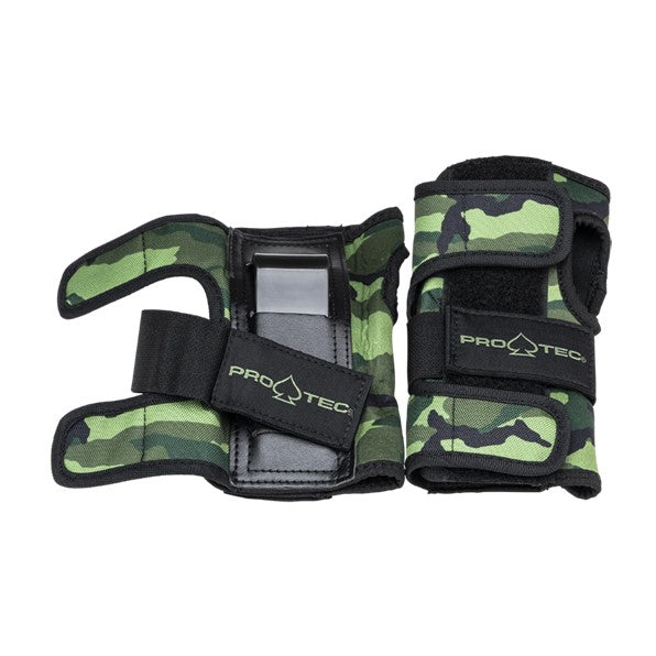Pro-Tec Street Green Camo Wrist Guards - Lucky Skates
