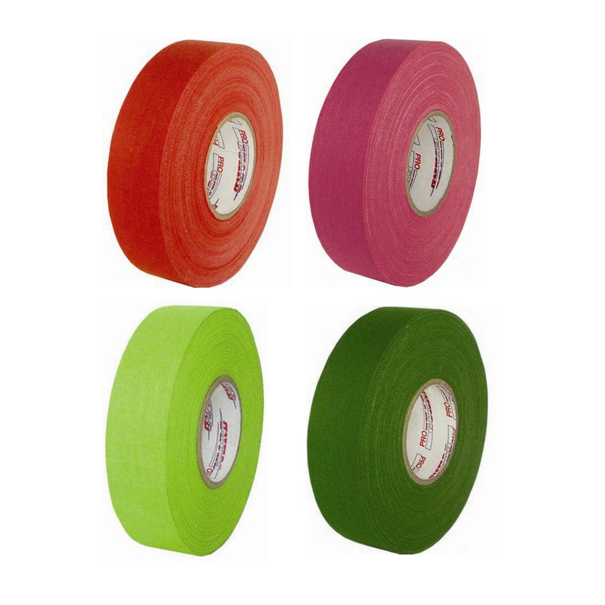 pink orange green roller hockey tape 