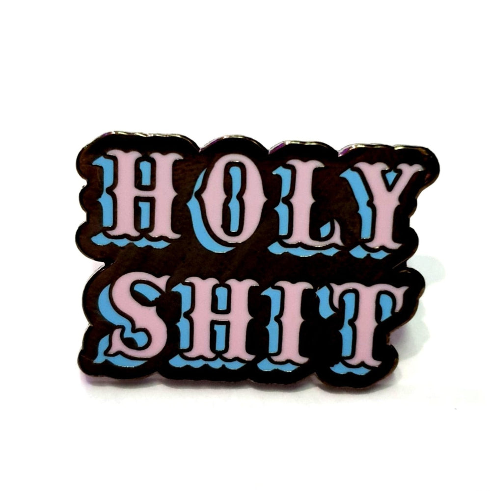 Punky Pins Holy Shit Pin - Lucky Skates