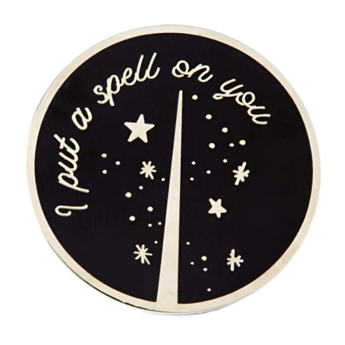 Punky Pins I Put A Spell On You Witch  Pin - Lucky Skates