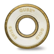 Qube Gold Swiss Skate Bearings - Lucky Skates