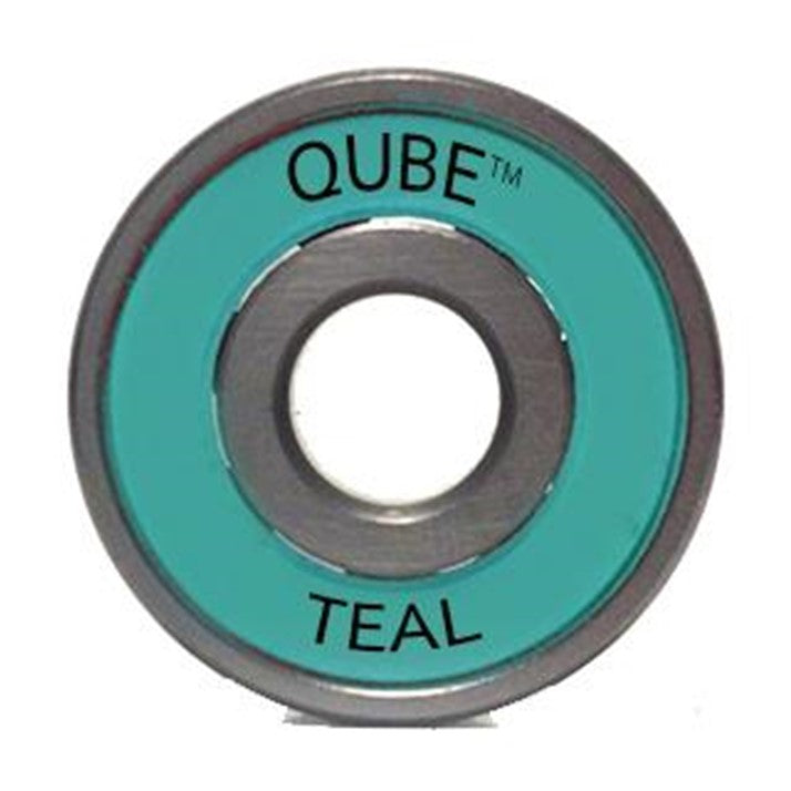 Qube Teal Skate Bearings Teal - Lucky Skates