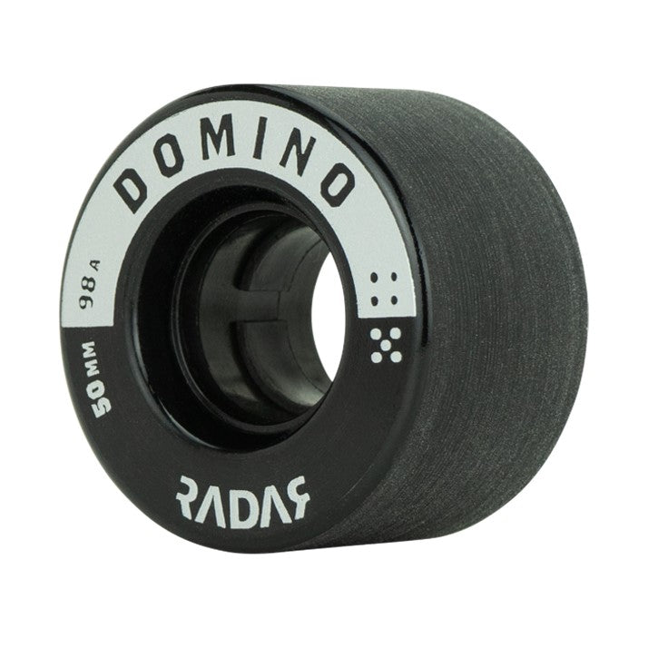 Radar Domino Silver Indoor Roller Skate Wheels 50mm 98a - Lucky Skates