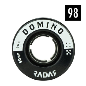 Radar Domino Silver Wheels 98A - 4 pack