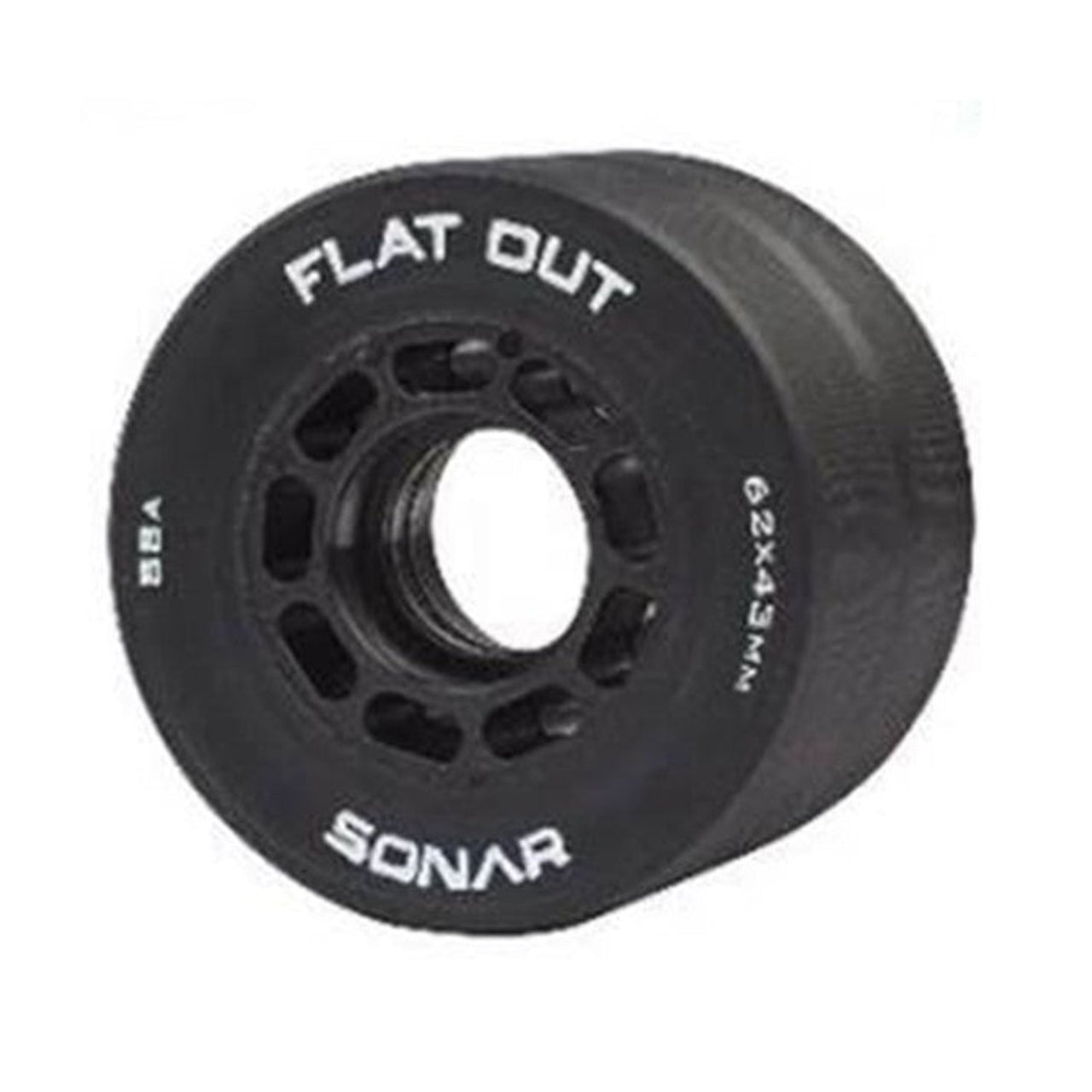 Radar Flat Out Black Wheels 88A - Lucky Skates