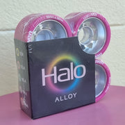Radar Halo Alloy Fuchsia Indoor Roller Skate Wheels 59mm 97A - 4 Pack - Lucky Skates