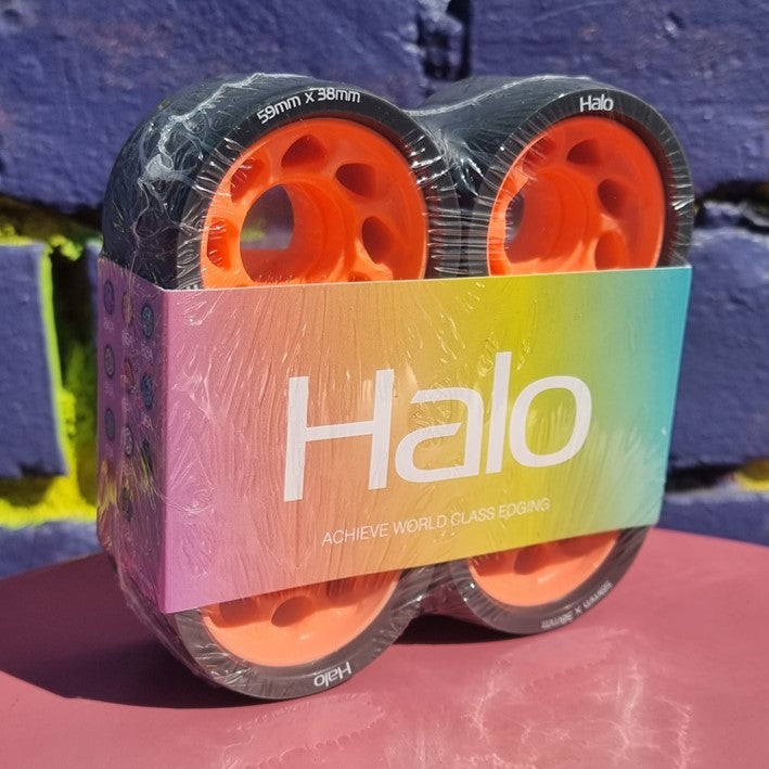 Radar Halo Pink Indoor Roller Skate Wheels 59mm 93A - 4 Pack - Lucky Skates