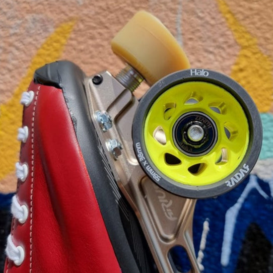 Radar Halo Wheels Yellow 91A 59mm - 4 pack