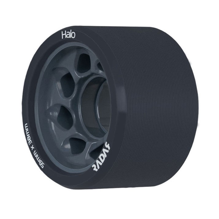 Radar Halo Indoor Roller Derby Skate Derby Wheels Grey 103a 59mm 4 Pack - Lucky Skates