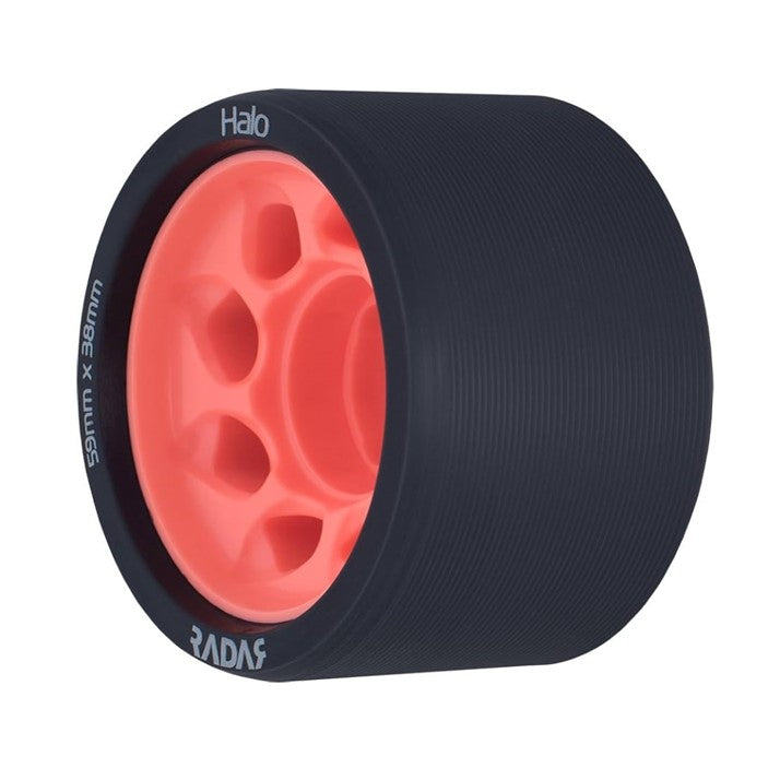 Radar Halo Pink Indoor Roller Derby Quad Wheels 93a 59mm - Lucky Skates
