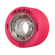 neon pink roller skate wheels with alloy hubs 