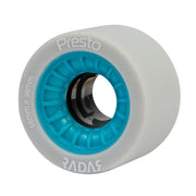 Radar Presto Roller Skate Wheels Narrow with Blue Hub 59mm 95A - Lucky Skates 