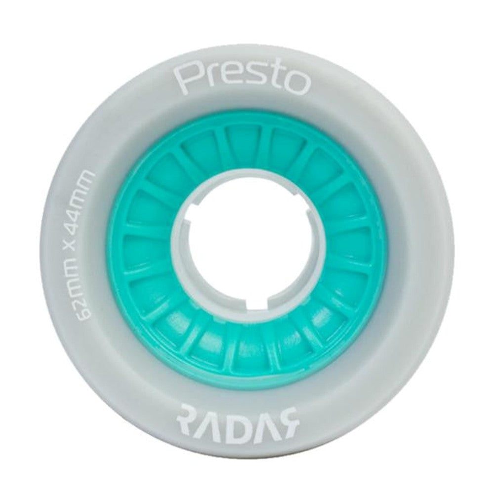 Radar Presto Teal Roller Skate Wheels 62mm 88a - Lucky Skates