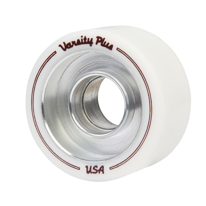 Radar Varsity Plus White Alloy Indoor Roller Skate Wheels - 4 Pack - Lucky Skates