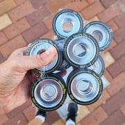 Radar Varsity Plus Black Alloy Indoor Roller Skate Wheels 101a 57mm Black 4 pack - Lucky Skates