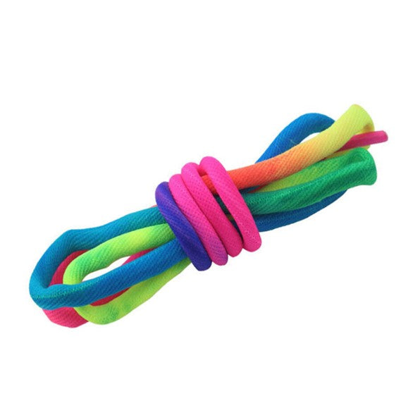 Rainbow Inline Round Laces 47" (120cm) - Lucky Skates