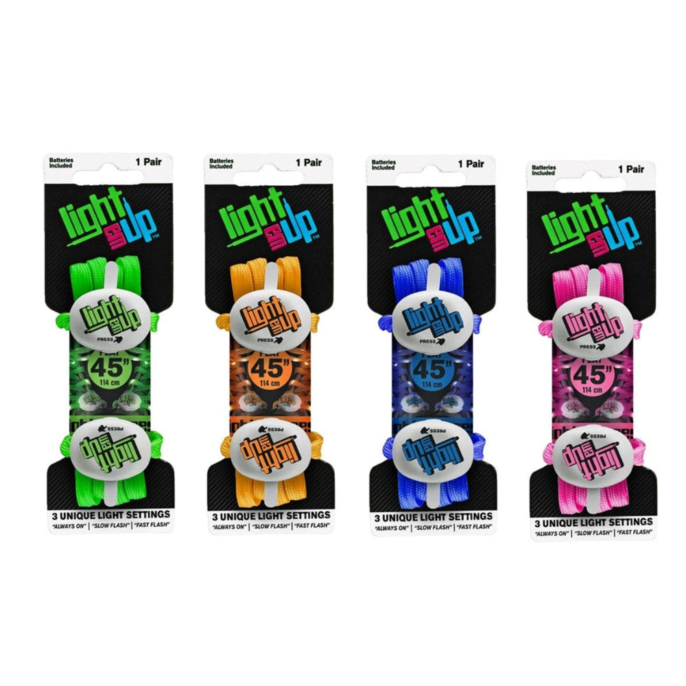 RDS Light Up LED Flashing Shoe Skate Laces 45" (114cm) - Lucky Skates