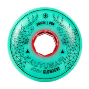 Red Eye Josh Glowicki Pro Teal Aggressive Inline Wheels 68mm 89a - Lucky Skates