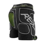 REKD Energy Impact Padded Skate Shorts Black/Green skateboarding padded shorts, bike riding padded shorts, bmx padded shorts, 
Inline skating padded shorts, roller skating padded shorts, roller derby padded shorts, snowboarding padded shorts- Lucky Skates
