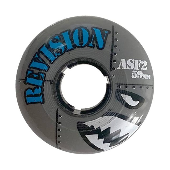 Revision Asphalt Pro 2 ASF2 Grey Outdoor Inline Wheel 59mm - Lucky Skates