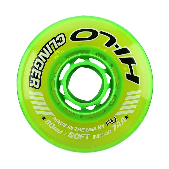 Revision Green Soft Clinger Inline Wheel 80mm 74A - Lucky Skates