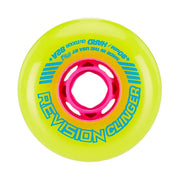 Revision Clinger Yellow Outdoor Inline Wheel  80mm 82A- Lucky Skates