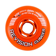 Revision Clinger Orange Outdoor Inline Roller Hockey Wheel 80mm 82A - Lucky Skates
