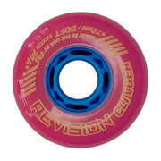 Revision Pink Soft Clinger Indoor Roller Hockey Inline Wheel - 4 Pack - Lucky Skates