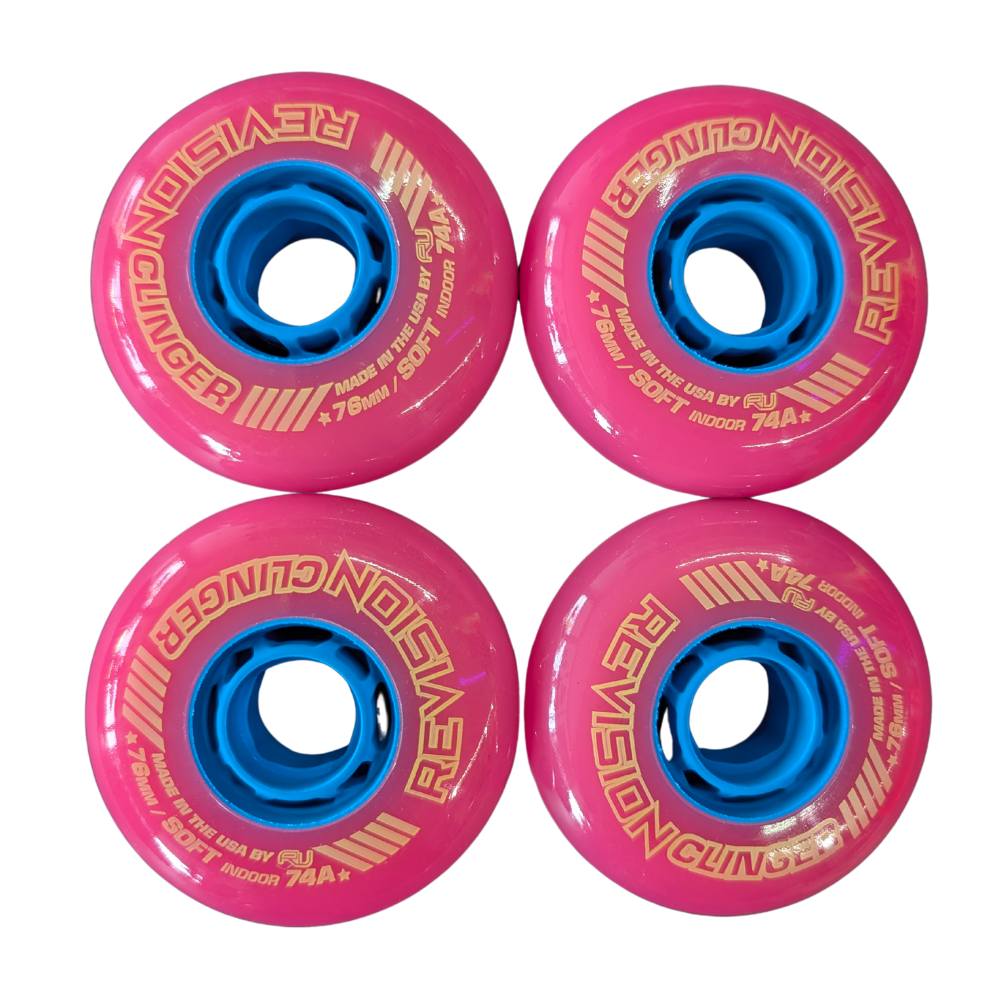 Revision Pink Soft Clinger Indoor Roller Hockey Inline Wheel - Lucky Skates