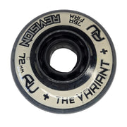 Revision Variant Firm Indoor Inline Roller Hockey Wheels 72mm 76A Clear - Lucky Skates 