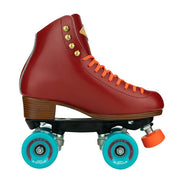 Riedell Crew Crimson Red Roller Skates - Lucky Skates