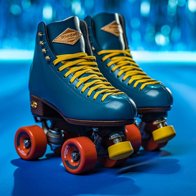 Riedell Crew Ocean Blue Roller Skates - Lucky Skates