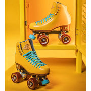 Riedell Crew Turmeric Yellow Roller Skates - Lucky Skates